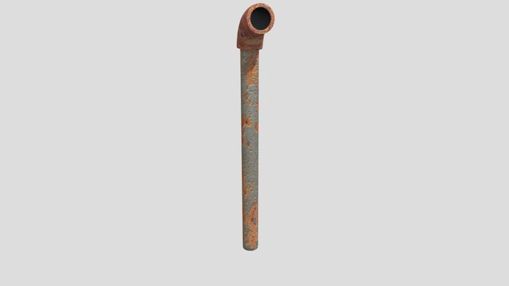 Rusty Pipe 3D Model
