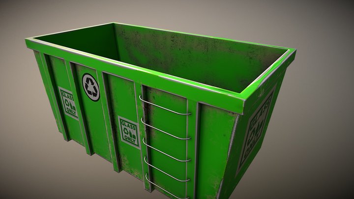 Container game model 3D Model