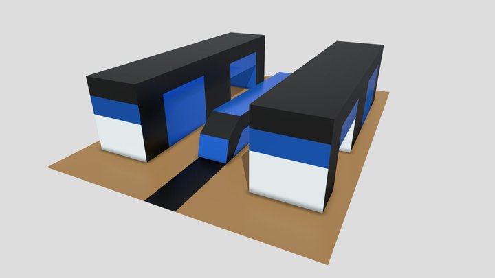 station tren – Modello 3D gratuito STL
