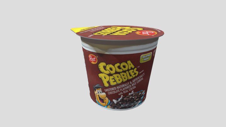 8491228055_Bowl_PostCocoaPebbles 3D Model