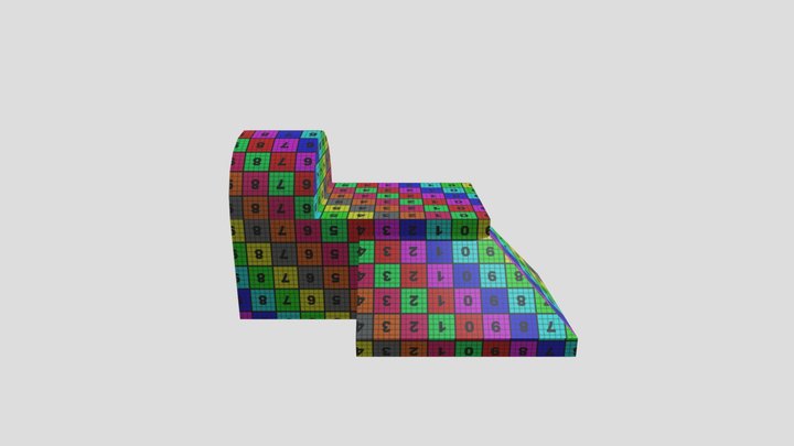 UV building 3D Model