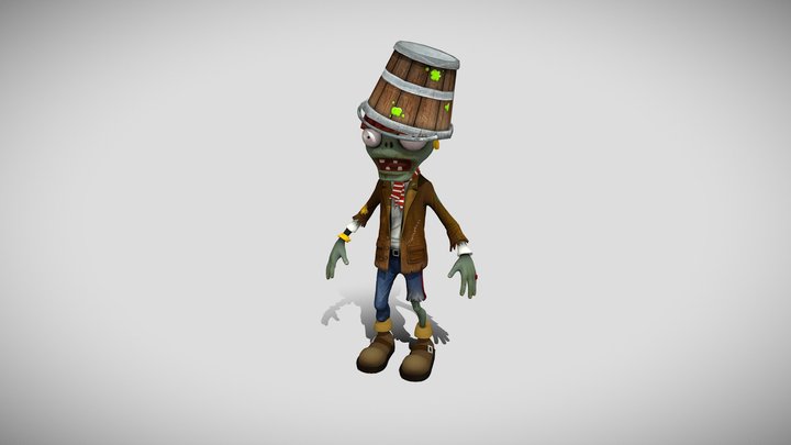 Buckethead Pirate - PVZ Garden Warfare – Modelo 3D gratuito STL
