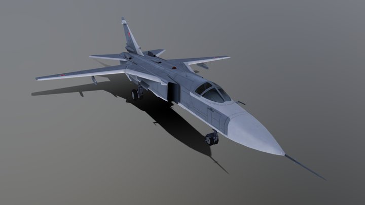 Sukhoi Su-24 – Modelo 3D gratuito STL
