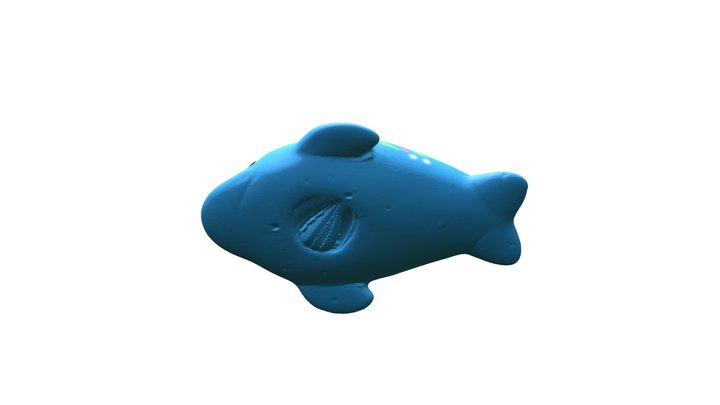 Blenderで着色したおえかき工房のイルカです 3D Model