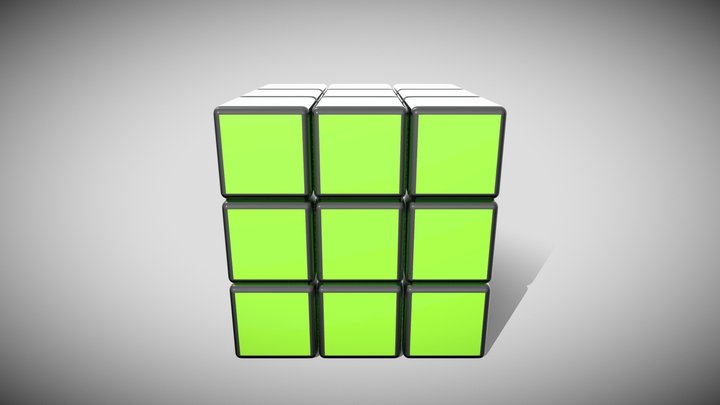 Rubik's Cube 3D Model