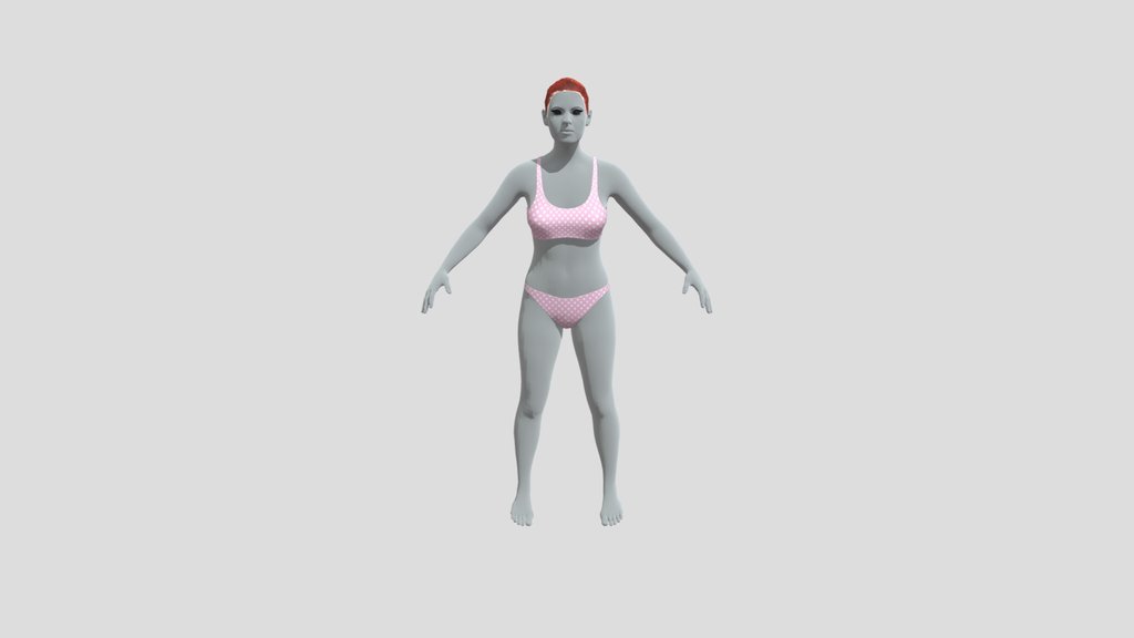 Lara Character Rigged
