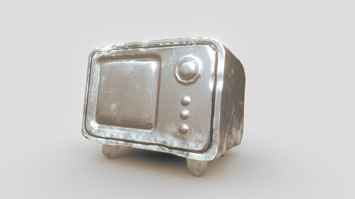 television-PBR practice 3D Model
