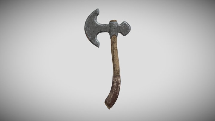 Hand-Axe 3D Model