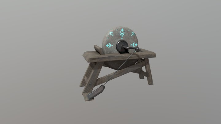 Grindstone - Hard Surface 3D Model