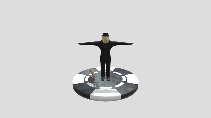 Bino the Mobster 3D Model