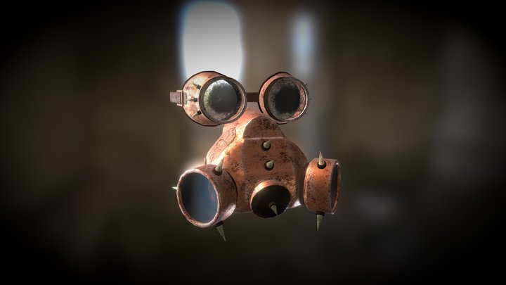 Steampunk Mask 3D Model