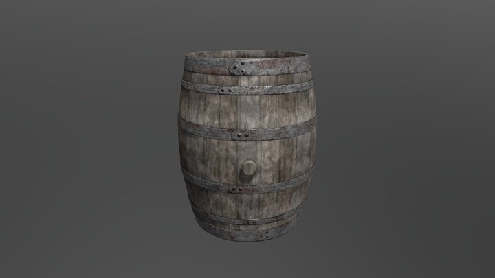 Barrel 3D Model