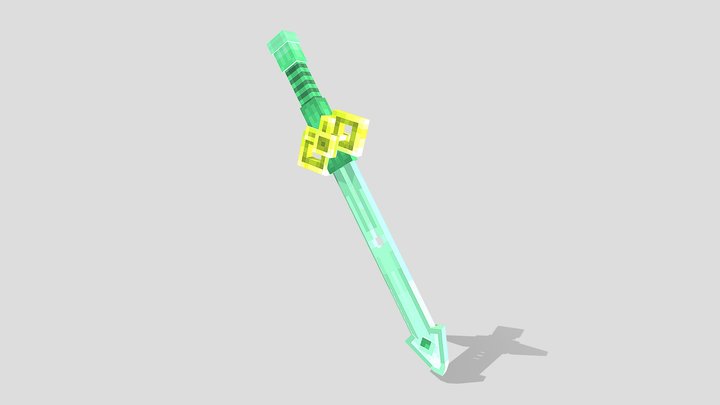 Qing Su Sword 3D Model