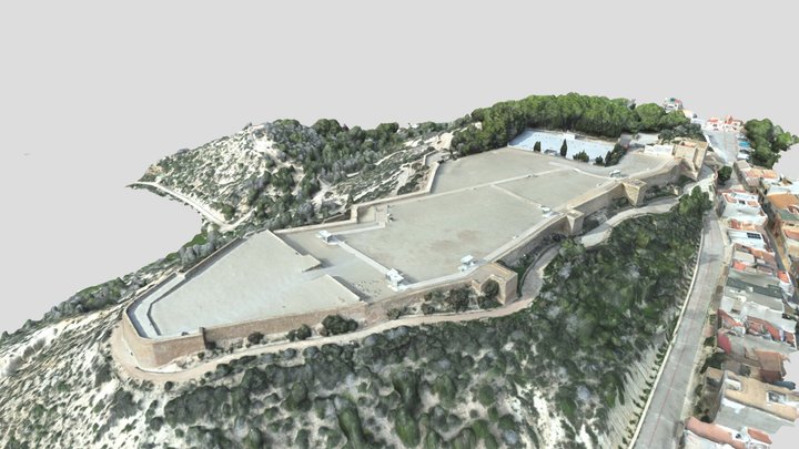 Castell i Vila Murada de Guardamar 3D Model