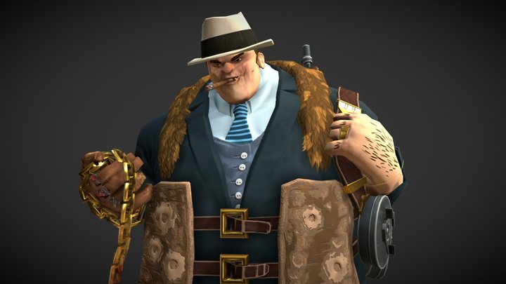 SILVIO - Idle Animation 3D Model