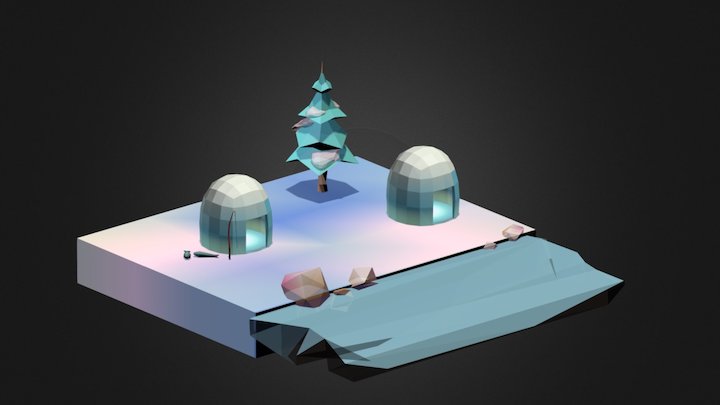Igloo 3D Model