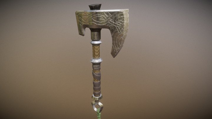 Viking Axe 3D Model