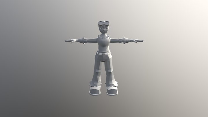 Character Smooth 3D Model