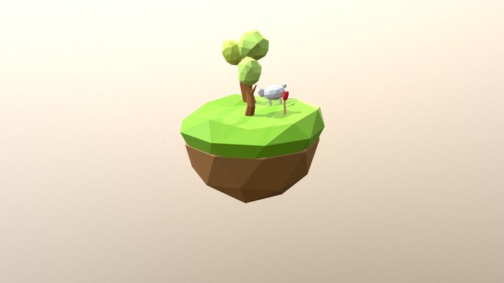 Zinc Mouton Rose 3D Model