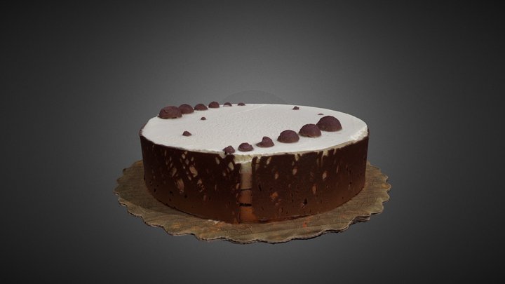 3 Chocolate cake 3D Model