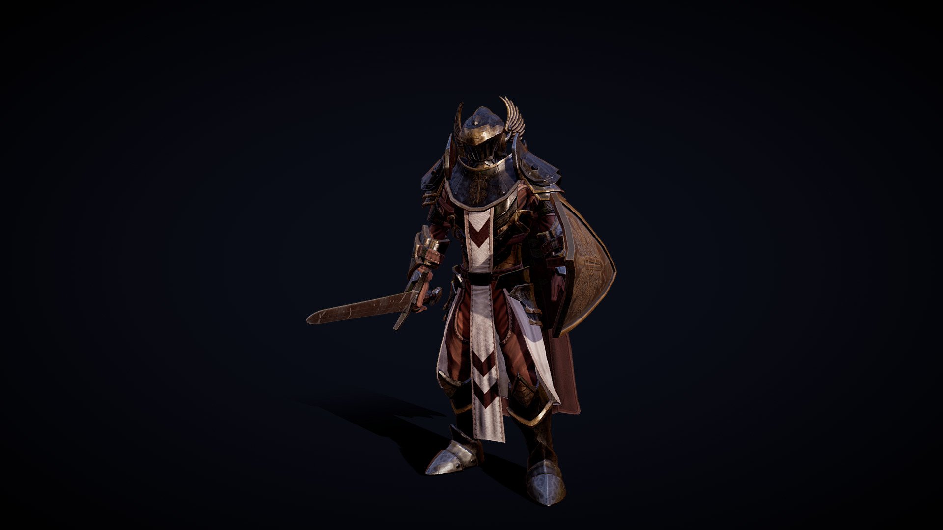 Knight angel - 3D model by Bastien De Santis (@Bastien.De.Santis ...