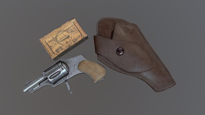 The Velodog Pocket Revolver 3D Model