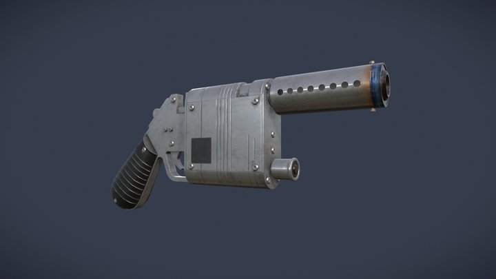 Rey's NN-14 Blaster 3D Model