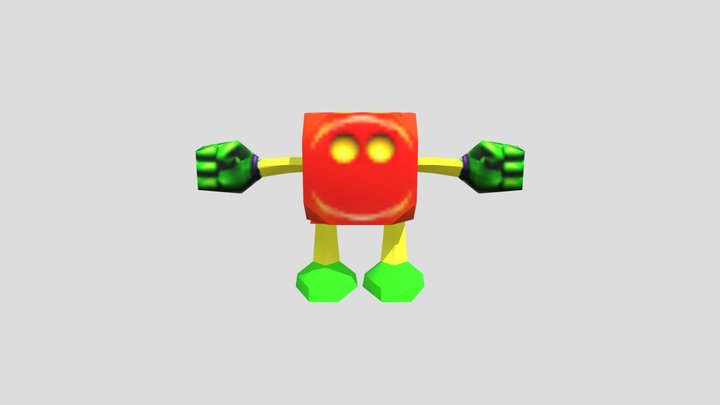 Mr. Dice From DK64 3D Model