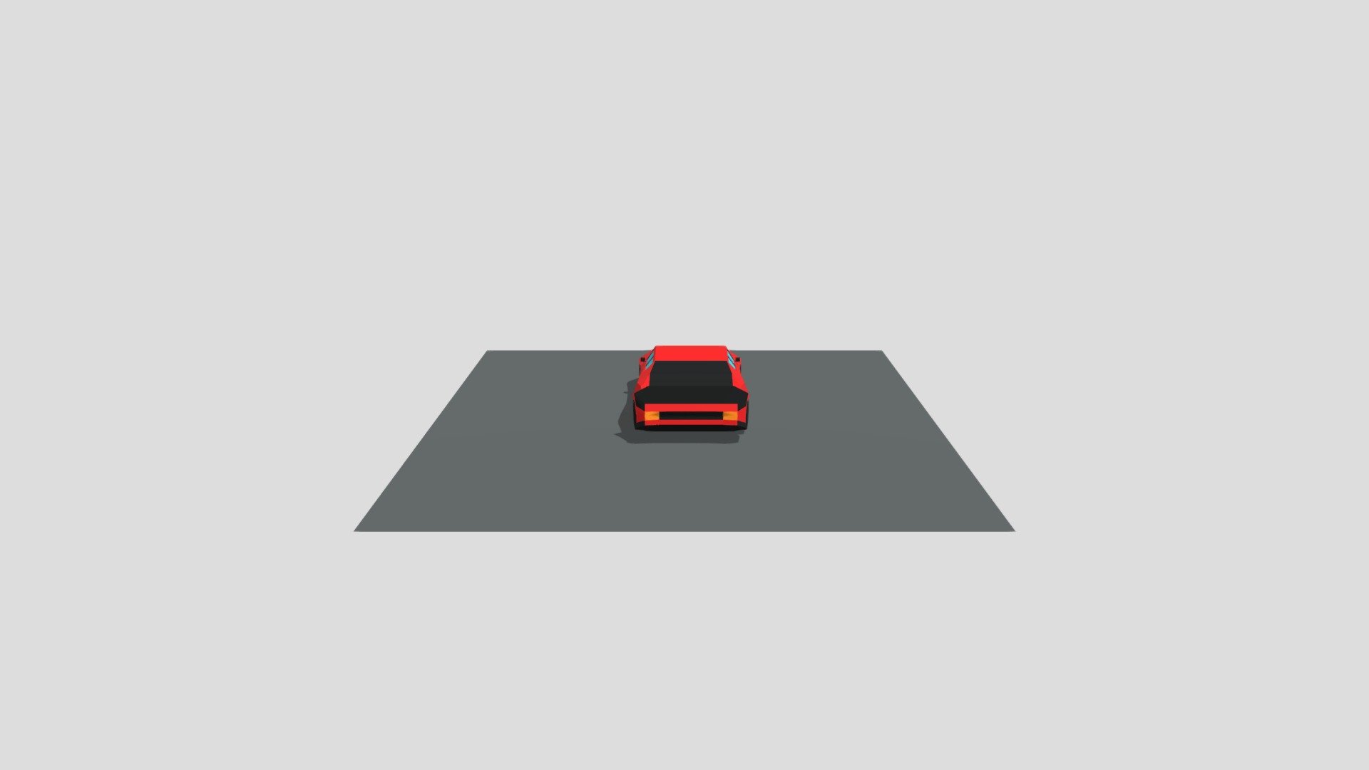 Low Poly Car Model