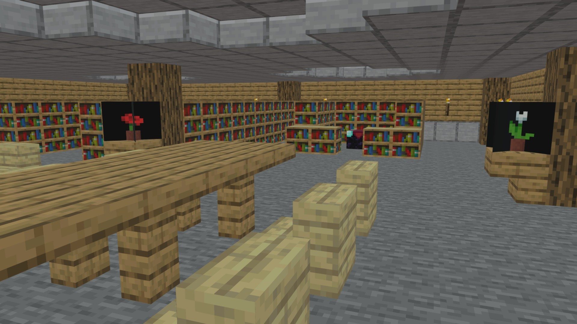 Minecraft Library - Download Free 3D model by x_blade (@X_BLADE ...