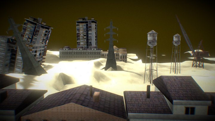 map 47 skibidi toilet 3D Model