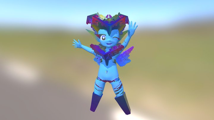 Auro the Bismuth Crystal Fairy 3D Model