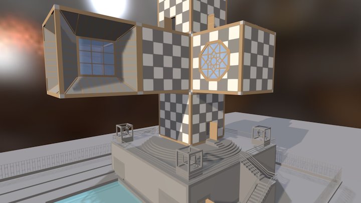 tesseract house 3D Model