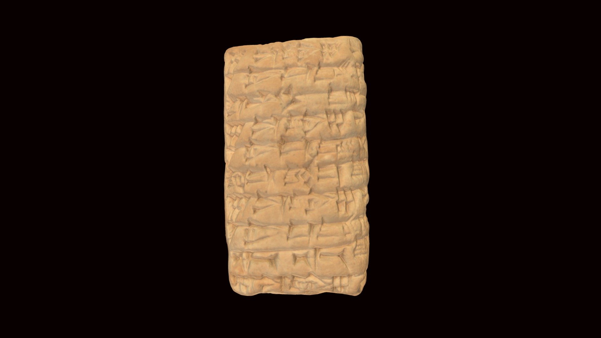 Cuneiform Tablet HMANE1899.2.784 - 3D model by Harvard Museum of the ...