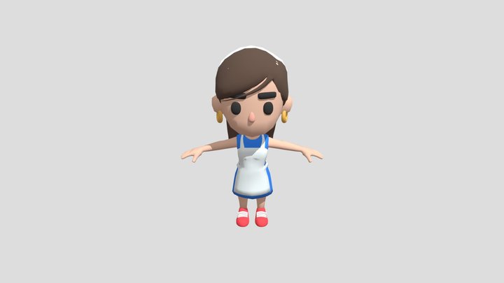 Housewife 3D Model