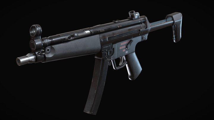 H&K MP5(A3) 3D Model