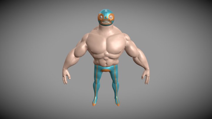 Luchador 3D Model