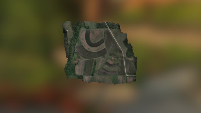 Mid Pines NCSU Test Site Simplified Mesh 3D Model