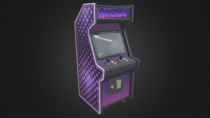 Arcade Machine 3D Model