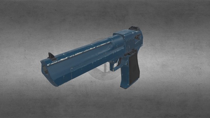 Desert Eagle .357 3D Model
