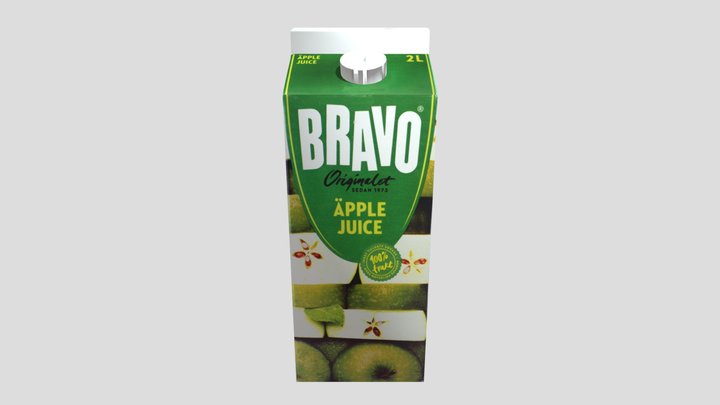 3D Juice Box 3D Model