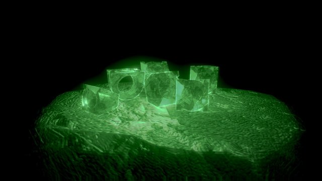 Power - Green Lantern Rings 3D Model