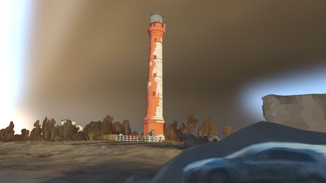 Pakri lighthouse 3D Model