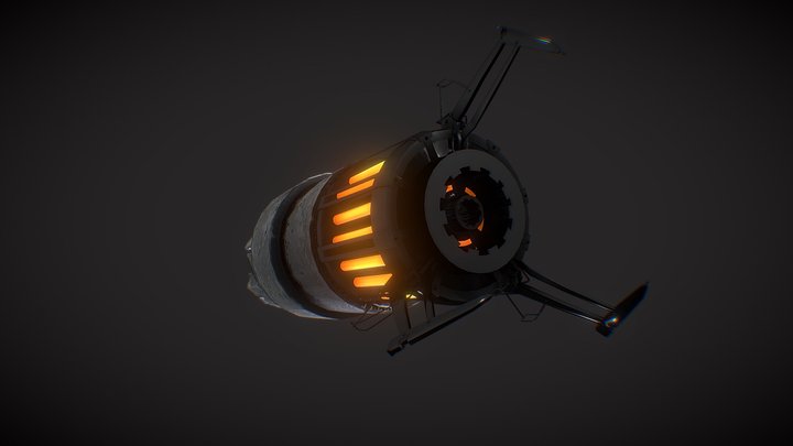 Astro Laser Cannon 3 3D Model