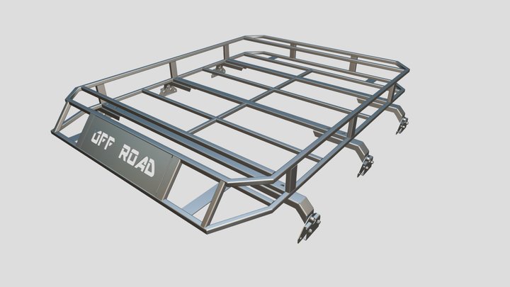 Экспедиционный багажник на ВАЗ-2121 НИВА 3D Model