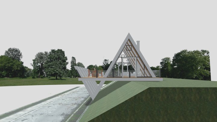 V - columns 3D Model