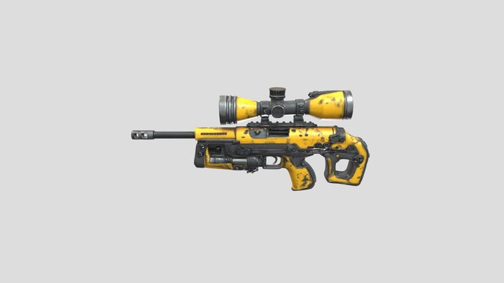 Steampunk Marksman Rifle – Modelo 3D gratuito STL