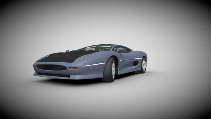 JAGUAR_XJ220_IMPROVED 3D Model