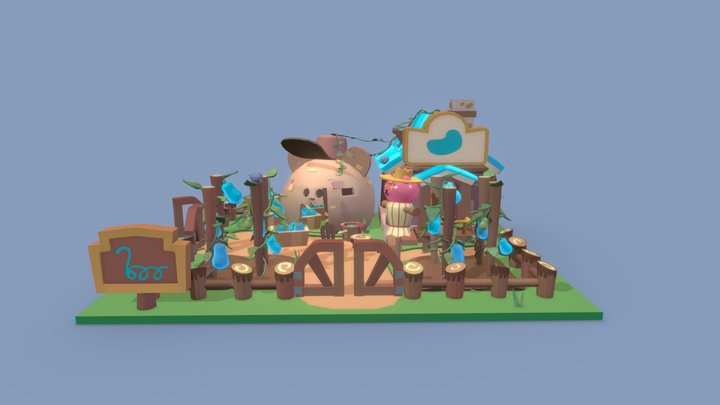 Jellybean Farm (xyz) 3D Model