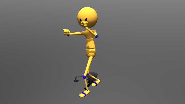 Day 29 - "Fight" 3D Model